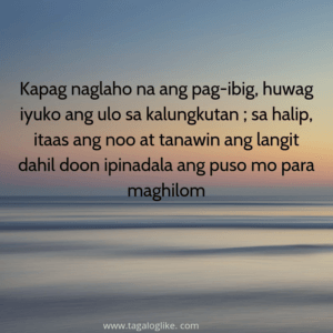 Tagalog patama quote in love