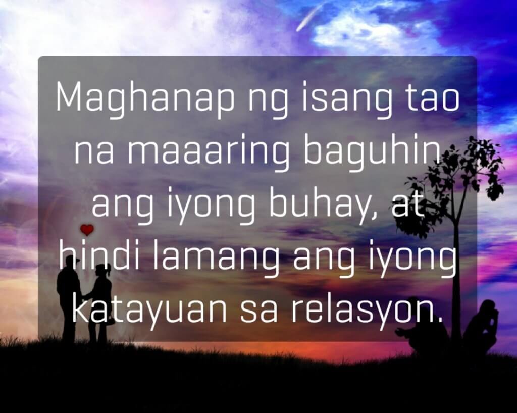 Relationship quote for true love in tagalog