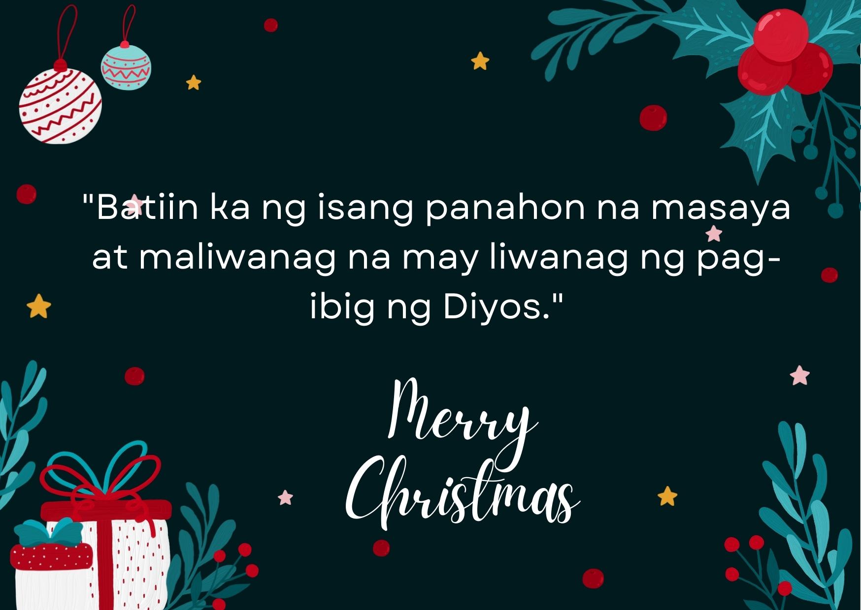 christmas resolution essay tagalog
