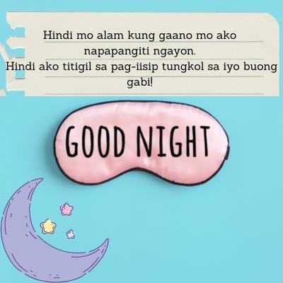 A Good night message in tagalog for bf  Hindi mo alam kung gaano