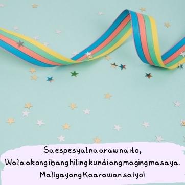 Happy Birthday Greeting Message Sa espesyal na araw na ito