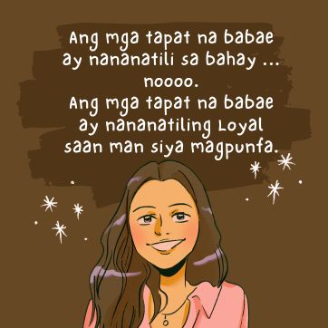 tagalog quotereal talk on loyal women